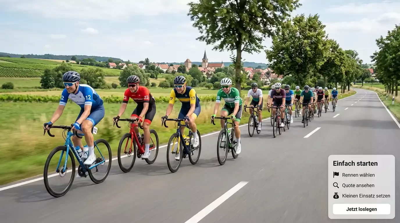 Einladende Radsport-Szene für Wett-Einsteiger