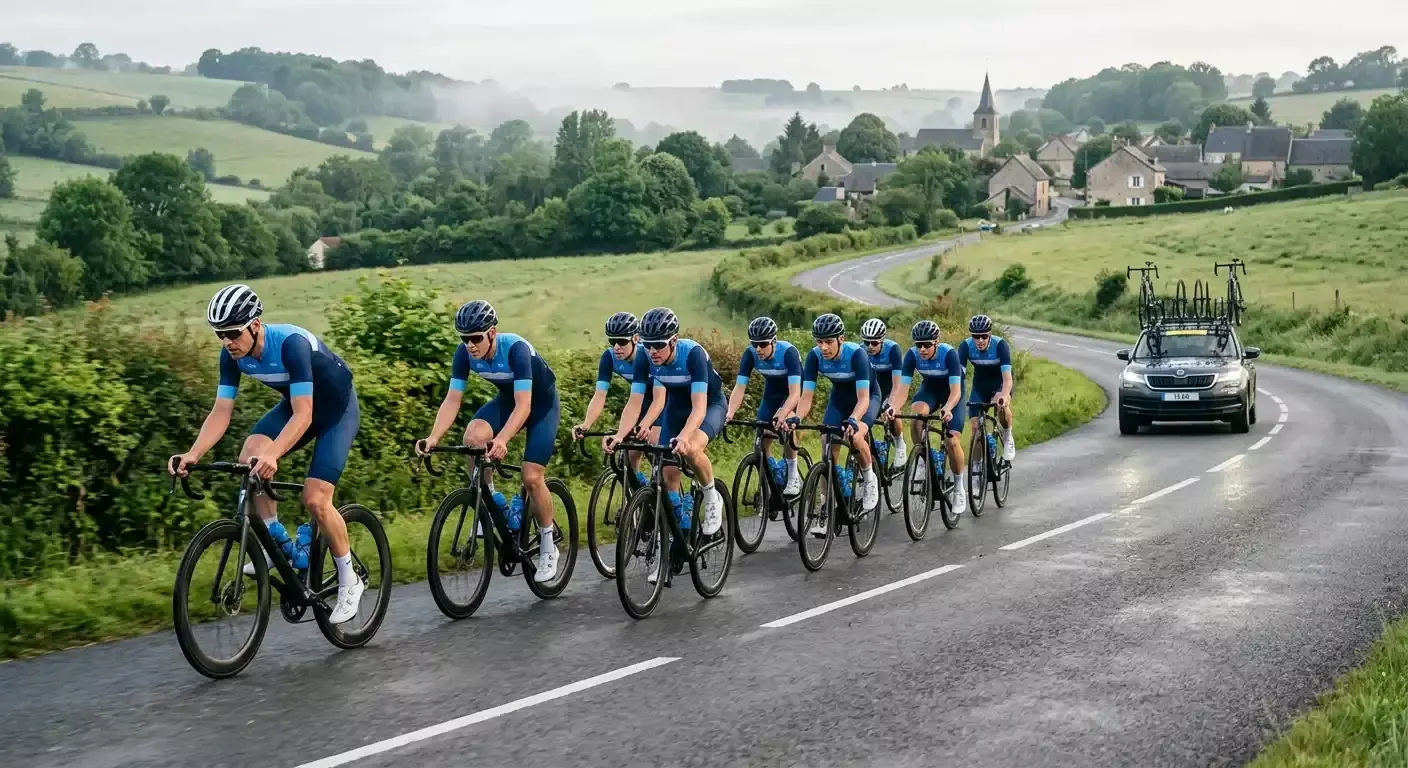 Radsport Wetten Strategie - Radfahrer bei Rundfahrt